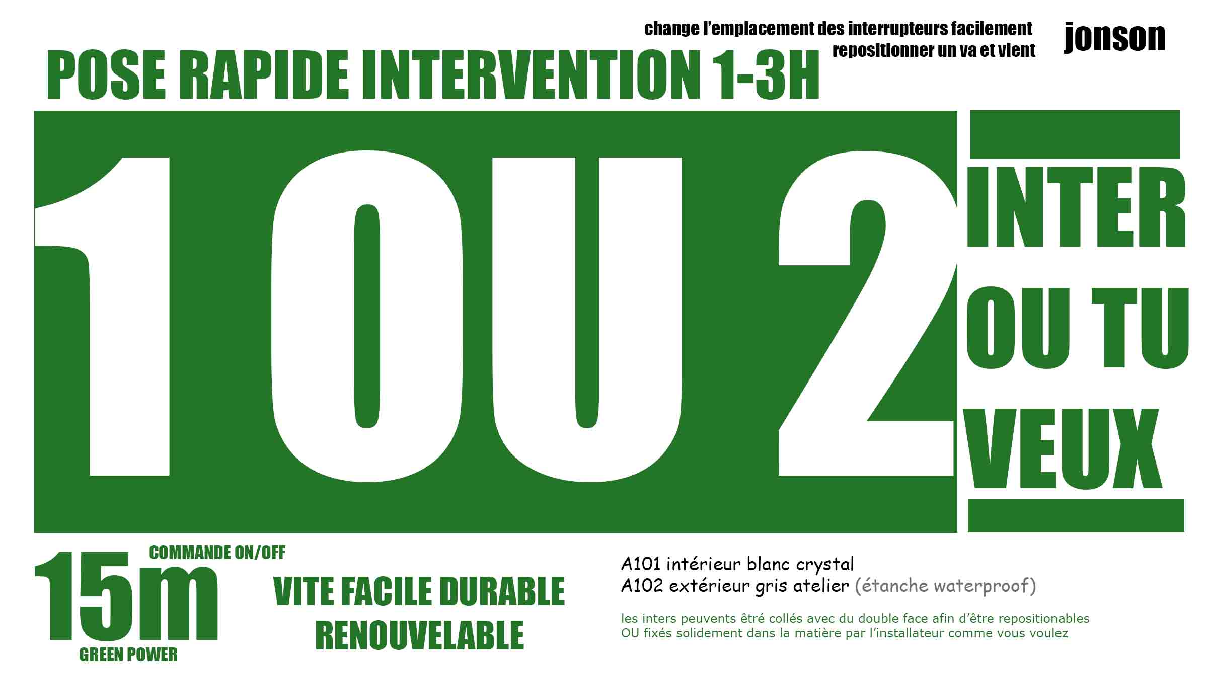 changer l'emplacement d'un interrupteur facilement